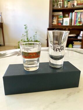 Disney Parks Vintage Shot Glasses (2) Memorabilia
